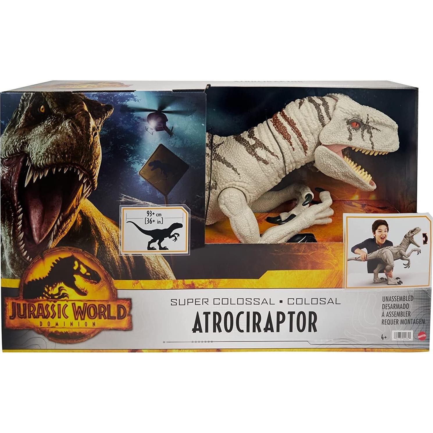 Figura Atrociraptor Super Colosal Mattel 91 cm Juguete Dinosaurio