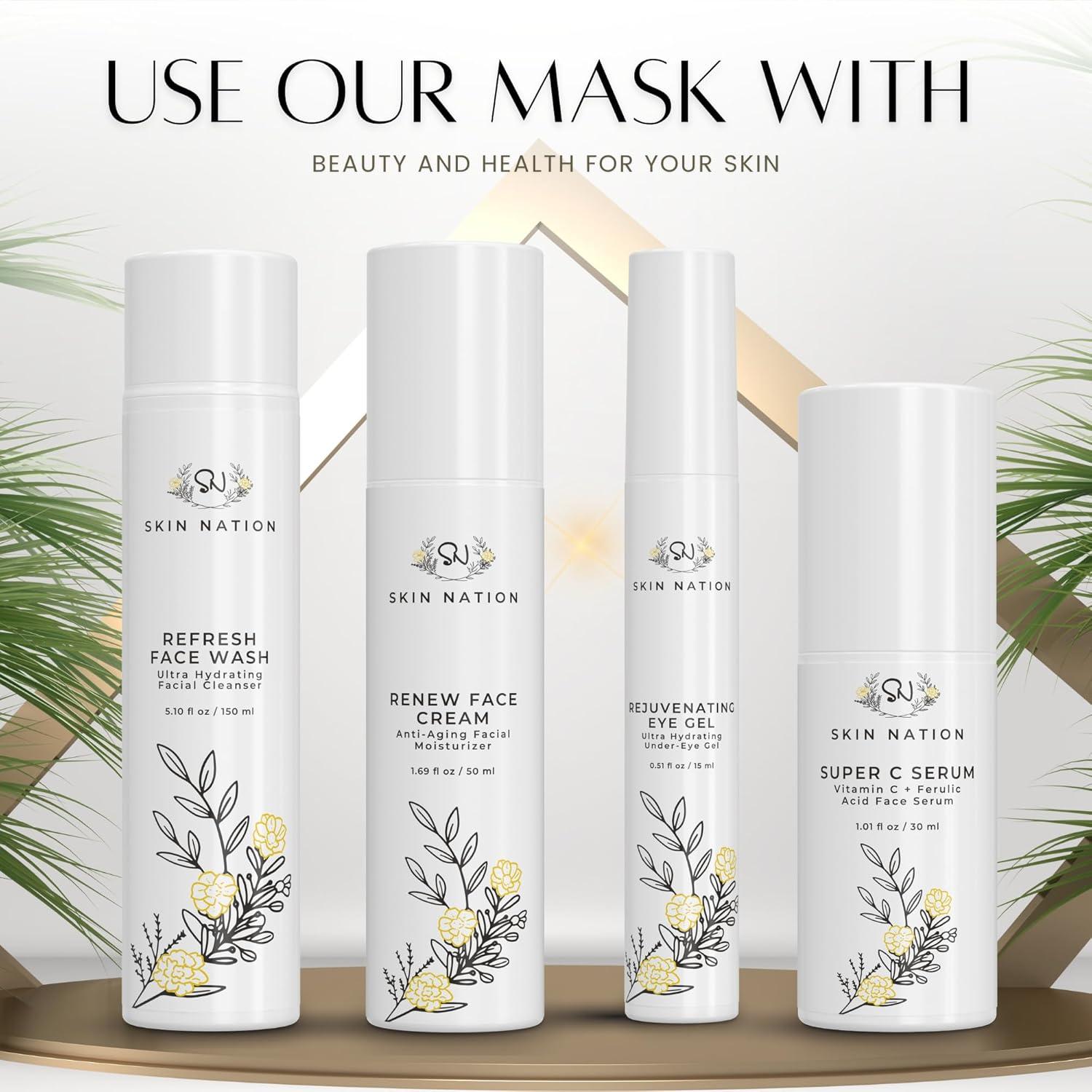 Mascarilla Hidratante Nocturna Skin Nation 50 ml - Ácido Hialurónico