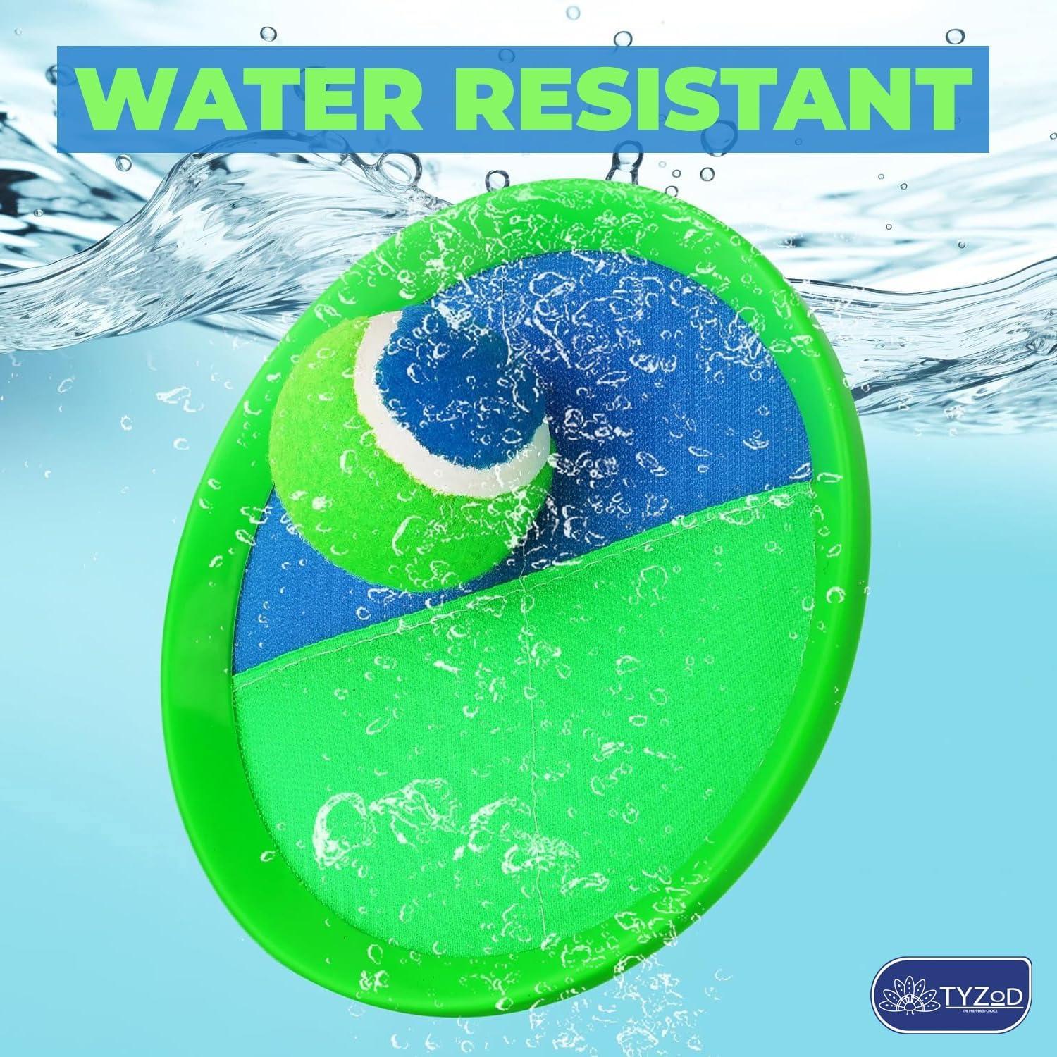 Juego de Lanzar y Atrapar TYZOD 6 Palas 3 Pelotas