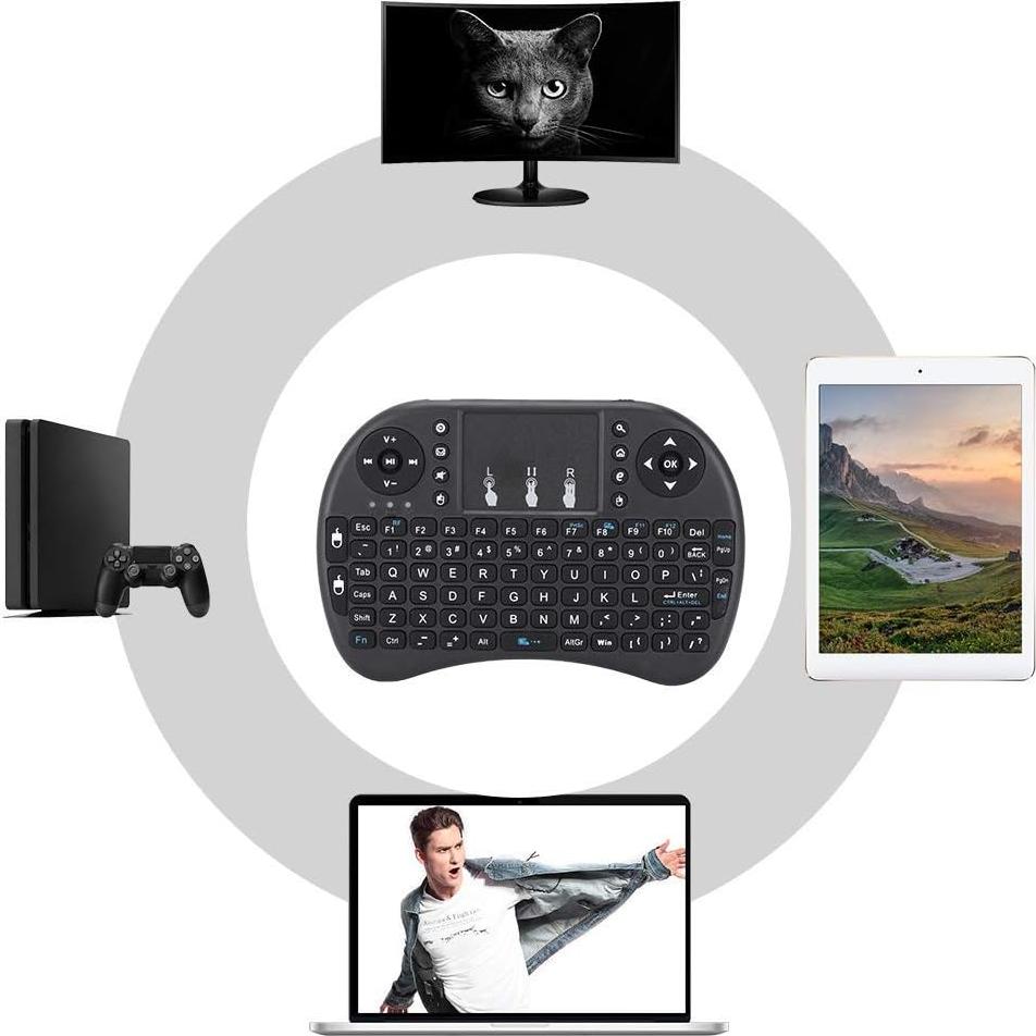 Mini Teclado Ciglow QWERTY con Touchpad 14x9.5cm