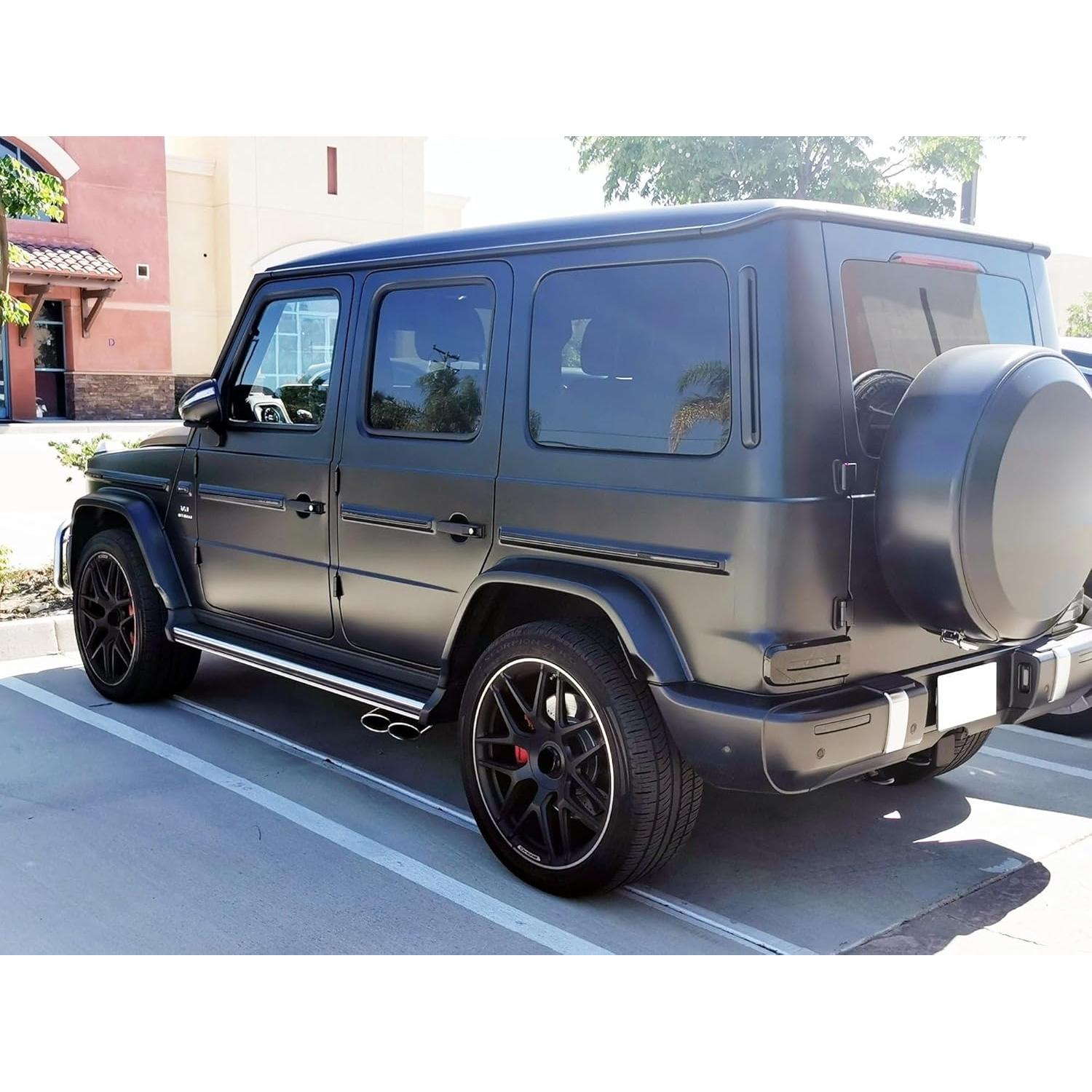 Cubiertas de Lentes Adicionales iJDMTOY para Lámpara Trasera Mercedes G-Class 2019+