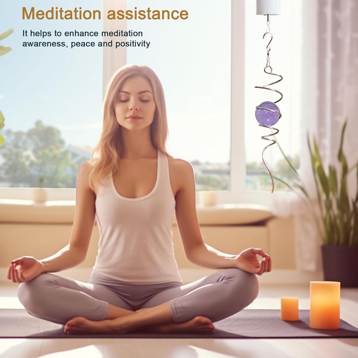 Esfera de Observación Eiryhope 33 cm Acero Inoxidable Púrpura