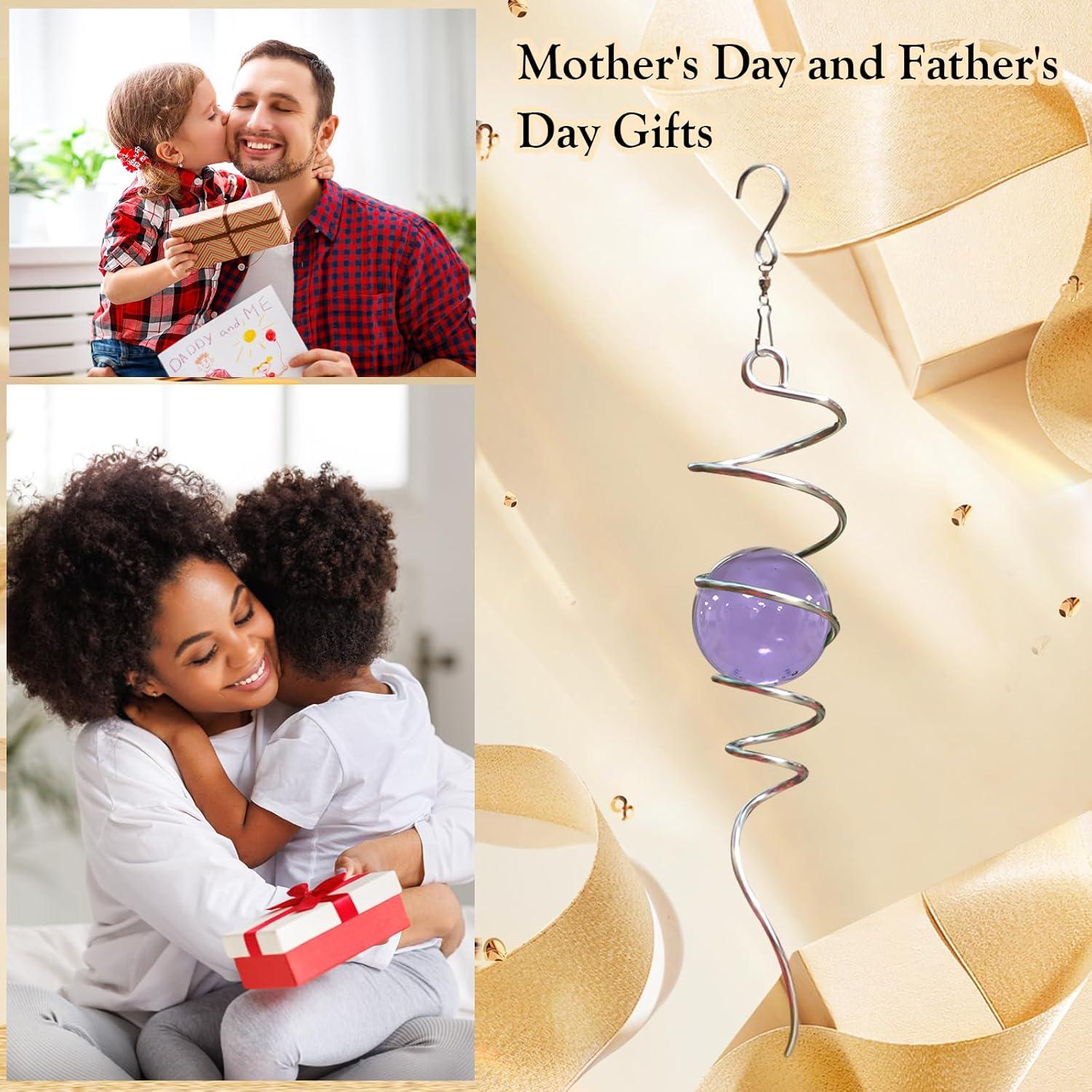 Esfera de Observación Eiryhope 33 cm Acero Inoxidable Púrpura