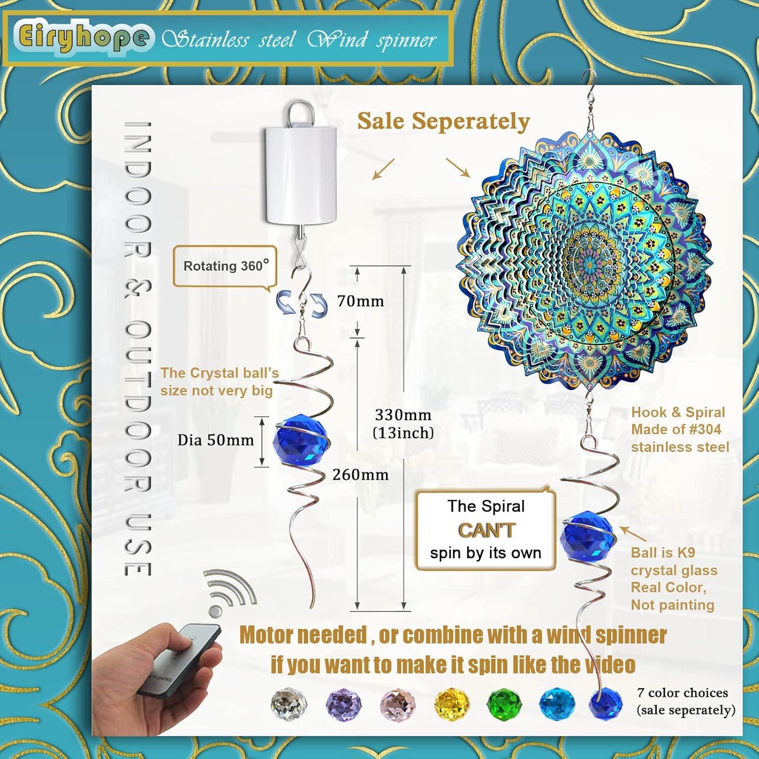 Esfera de Observación Eiryhope 33 cm Cristal Azul Decorativa