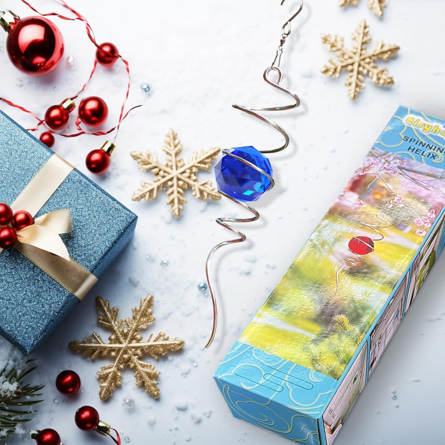 Esfera de Observación Eiryhope 33 cm Cristal Azul Decorativa