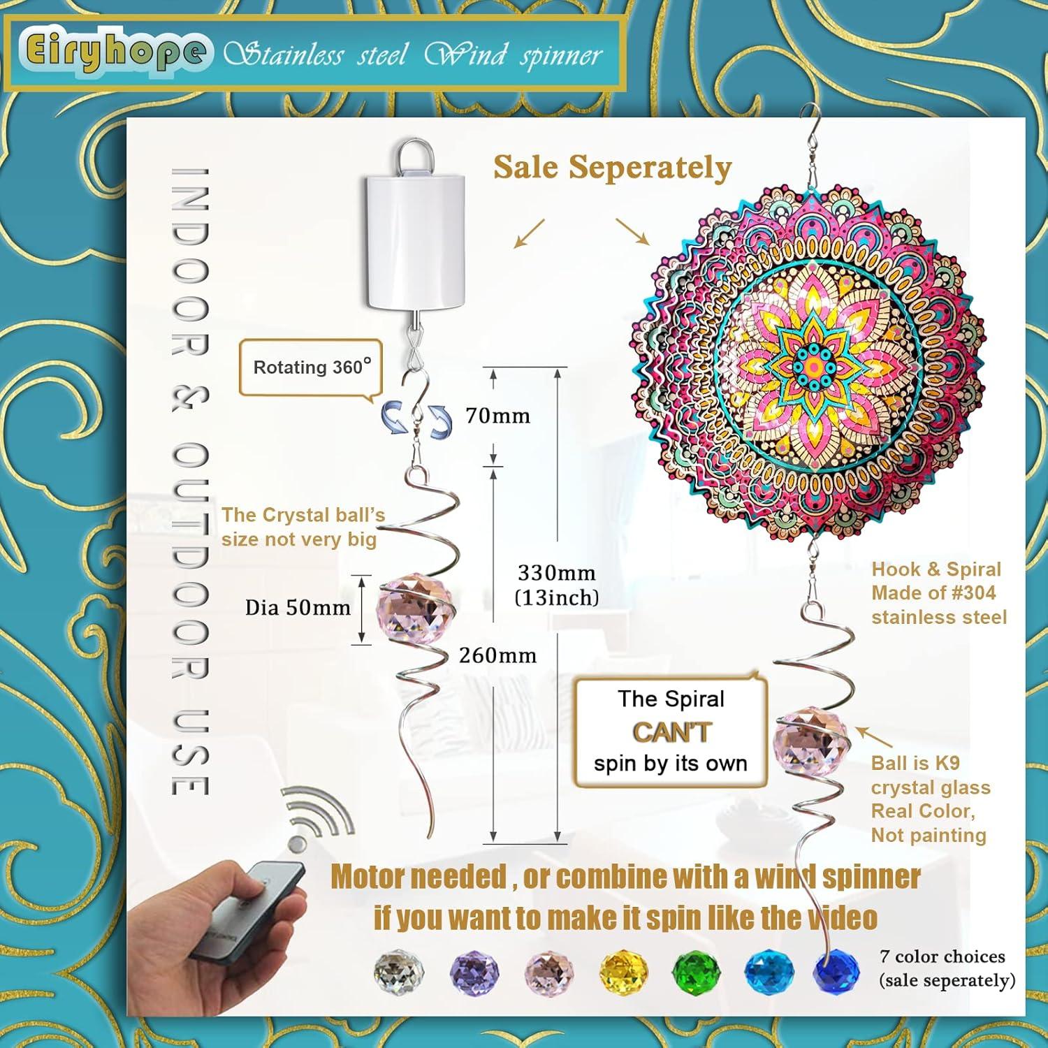 Esfera de Observación Eiryhope Cristal Rosa 33 cm Decorativa