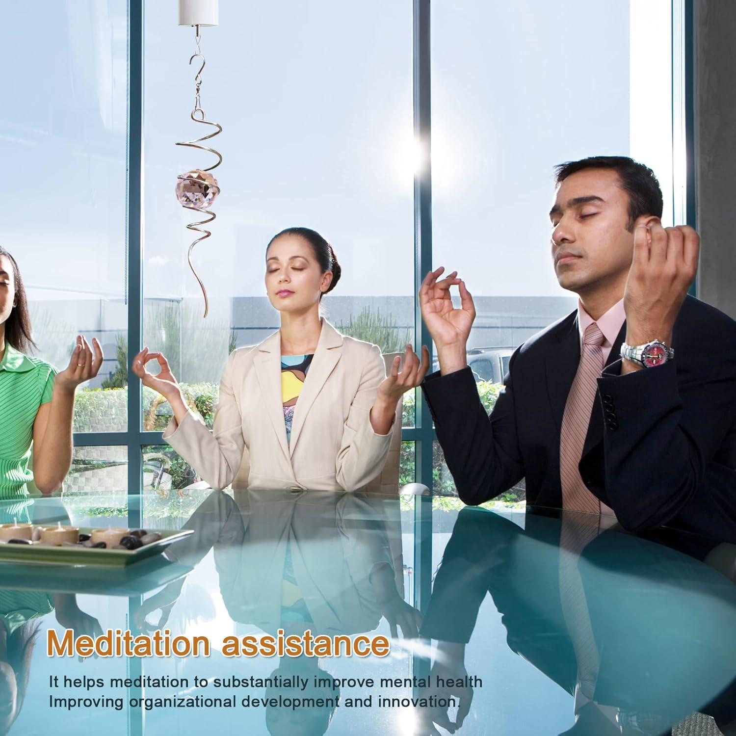 Esfera de Observación Eiryhope Cristal Rosa 33 cm Decorativa