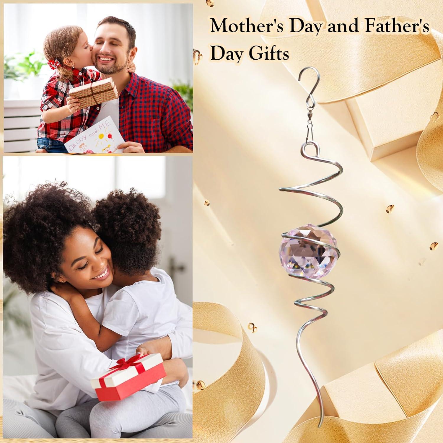 Esfera de Observación Eiryhope Cristal Rosa 33 cm Decorativa