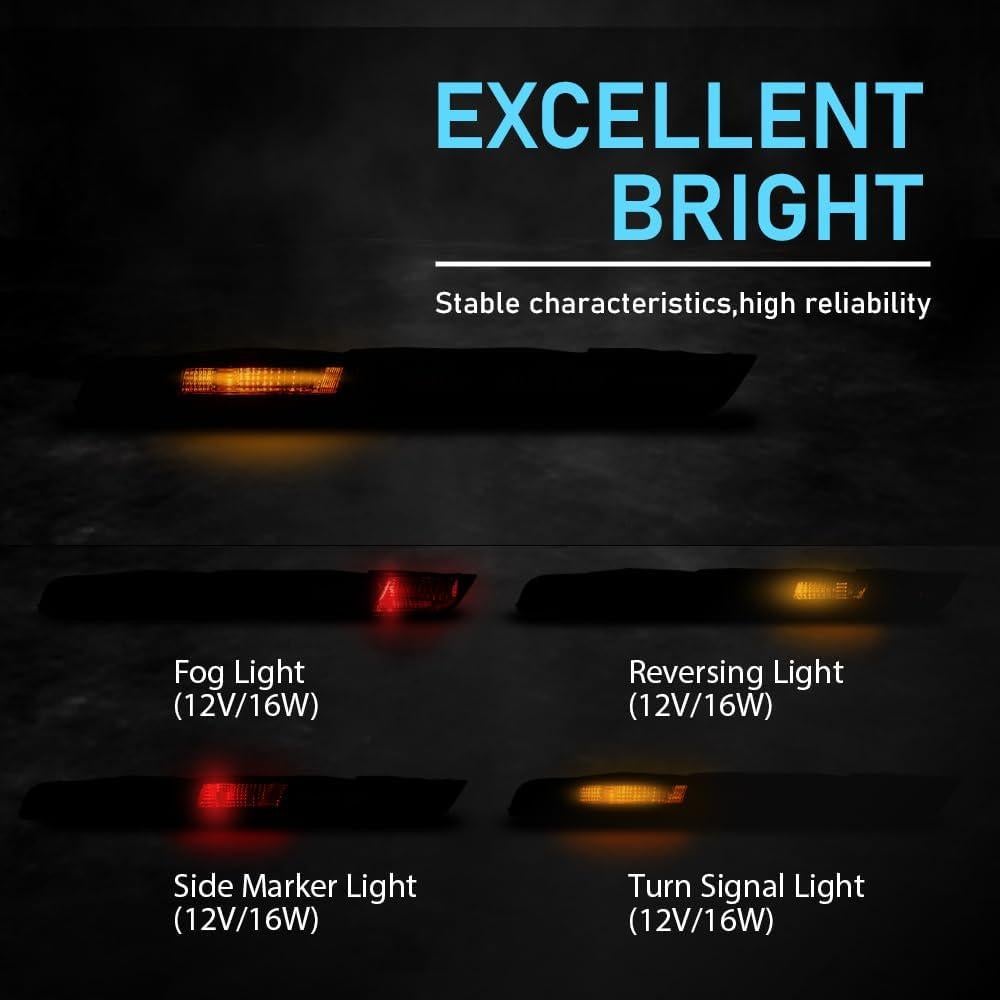 Luz Trasera Izquierda CHEDA para Audi Q3 2016-2018 Rojo