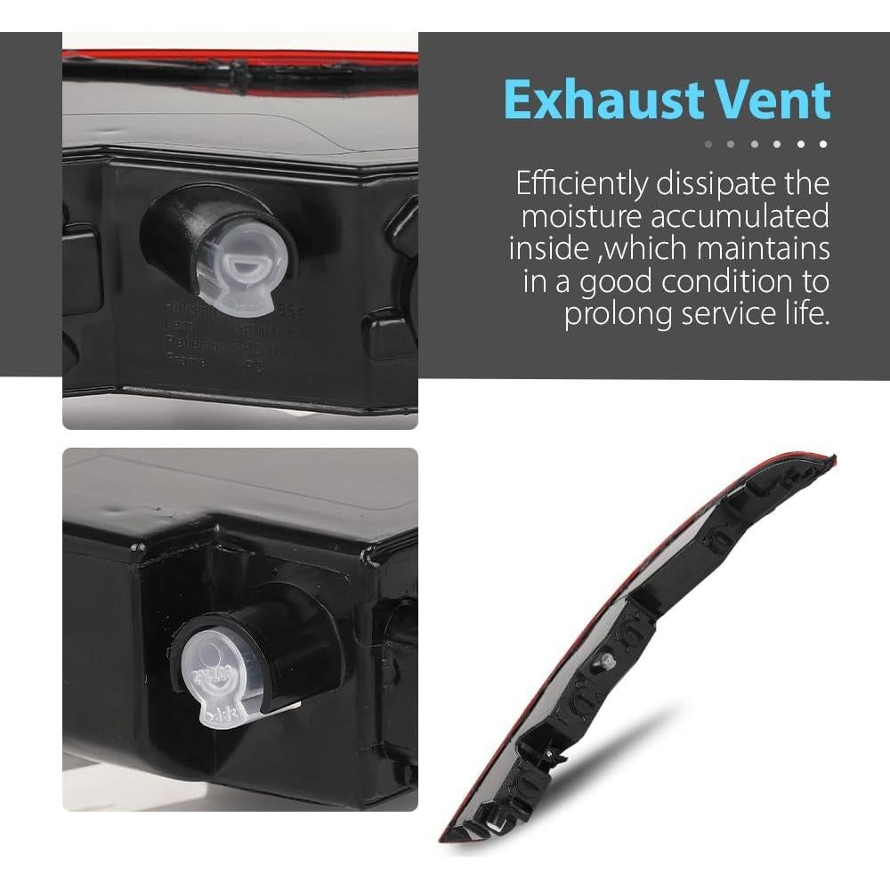 Luz Trasera Izquierda CHEDA para Audi Q3 2016-2018 Rojo