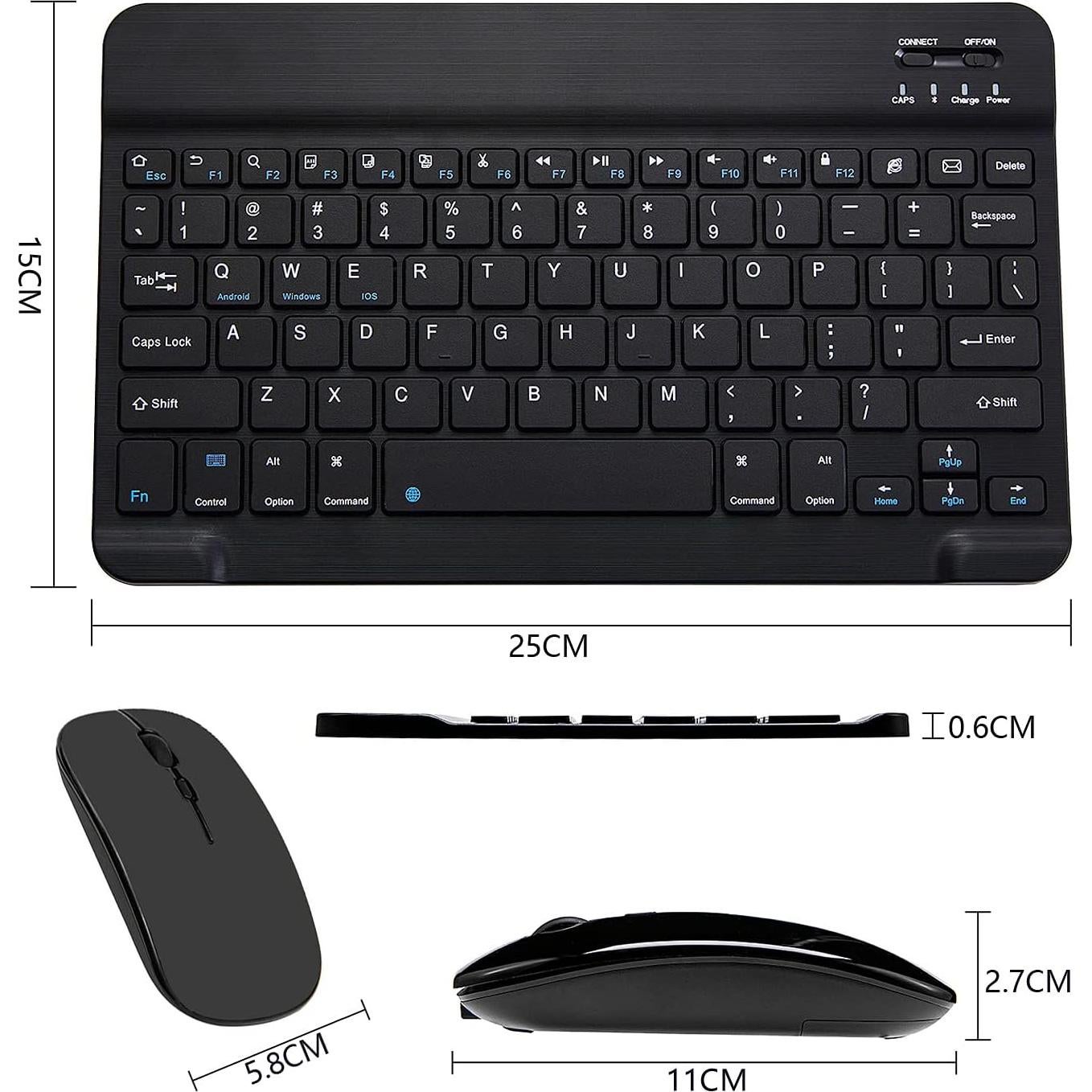 Combo Teclado y Ratón Bluetooth Xukinroy Ultra Delgado