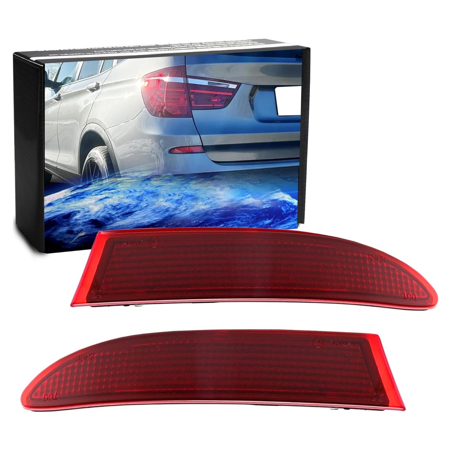 Lentes Reflectores Rojos iJDMTOY para BMW F25 X3 2011-2017