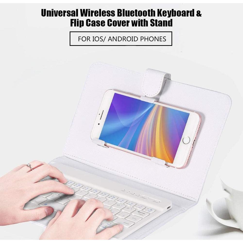 Teclado Bluetooth Fosa con Funda Plegable para Móviles