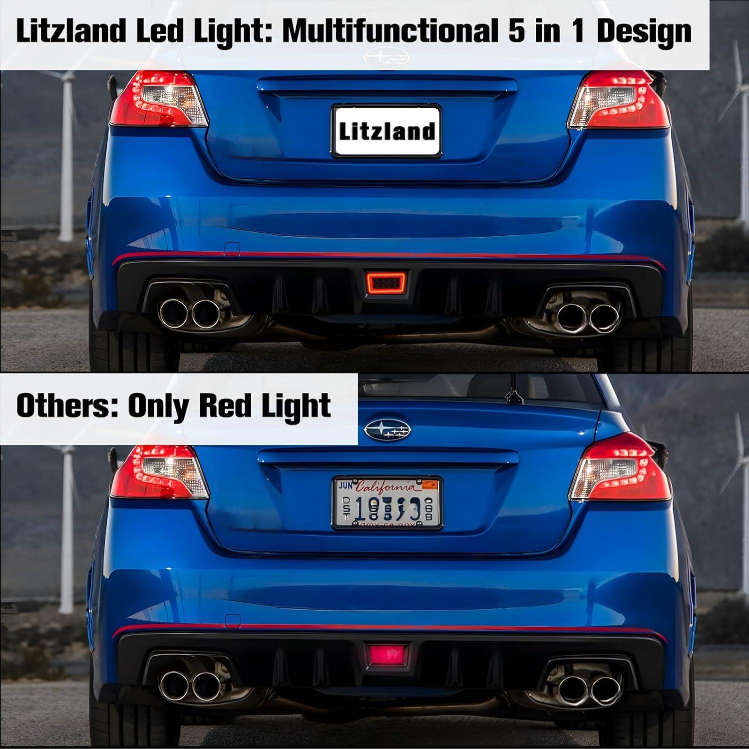 Kit Luz de Niebla LED Litzland 5 en 1 para Subaru WRX 2011-2021