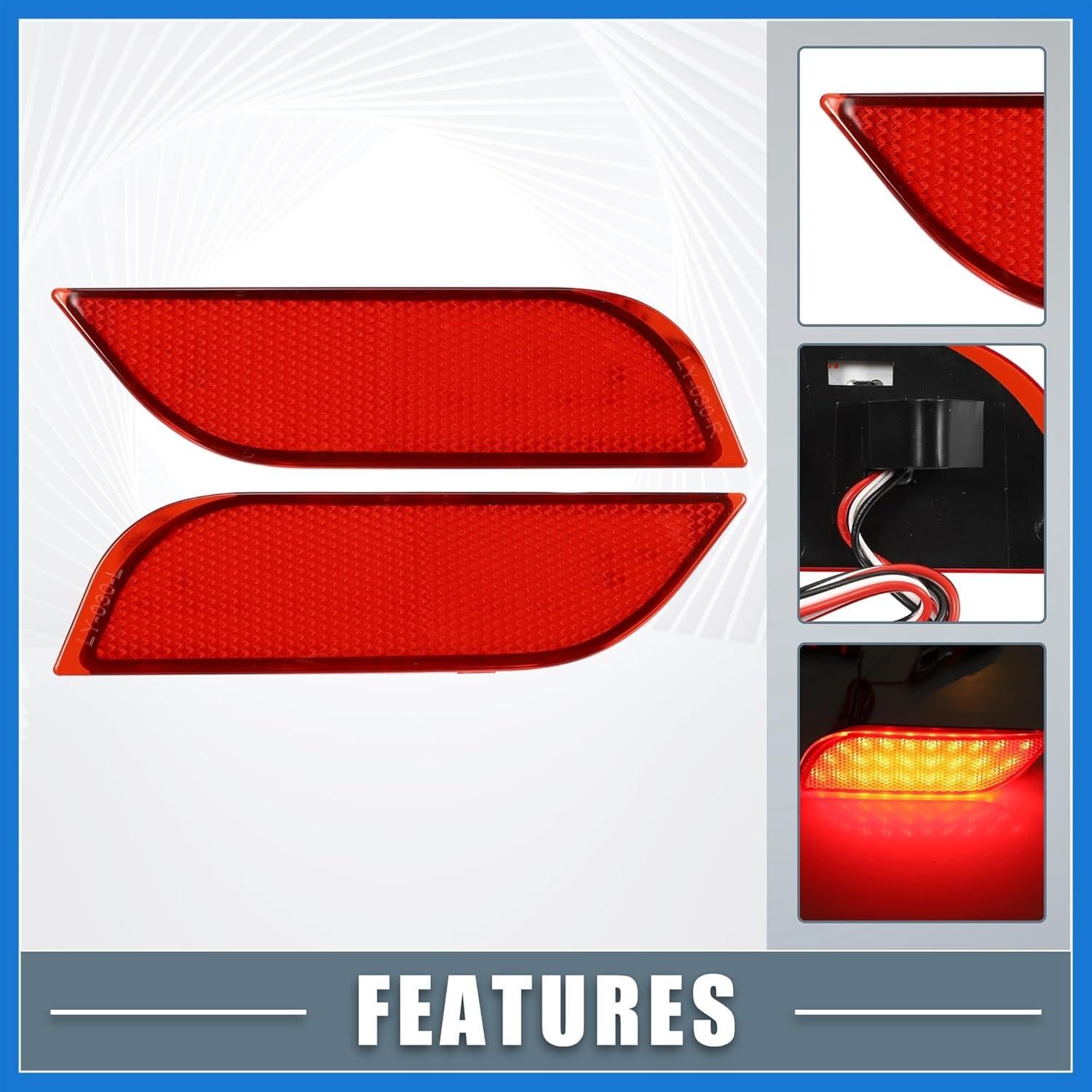 Luz de Freno de Niebla LED VekAuto para Subaru 2008-2017