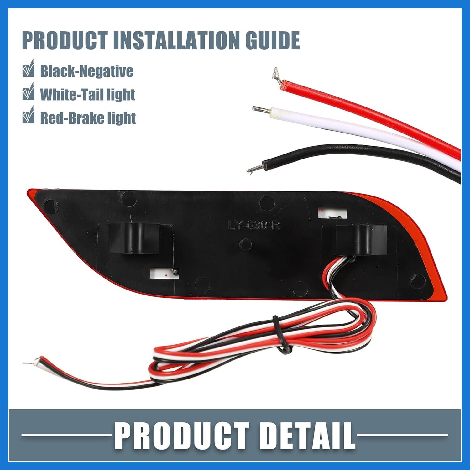 Luz de Freno de Niebla LED VekAuto para Subaru 2008-2017