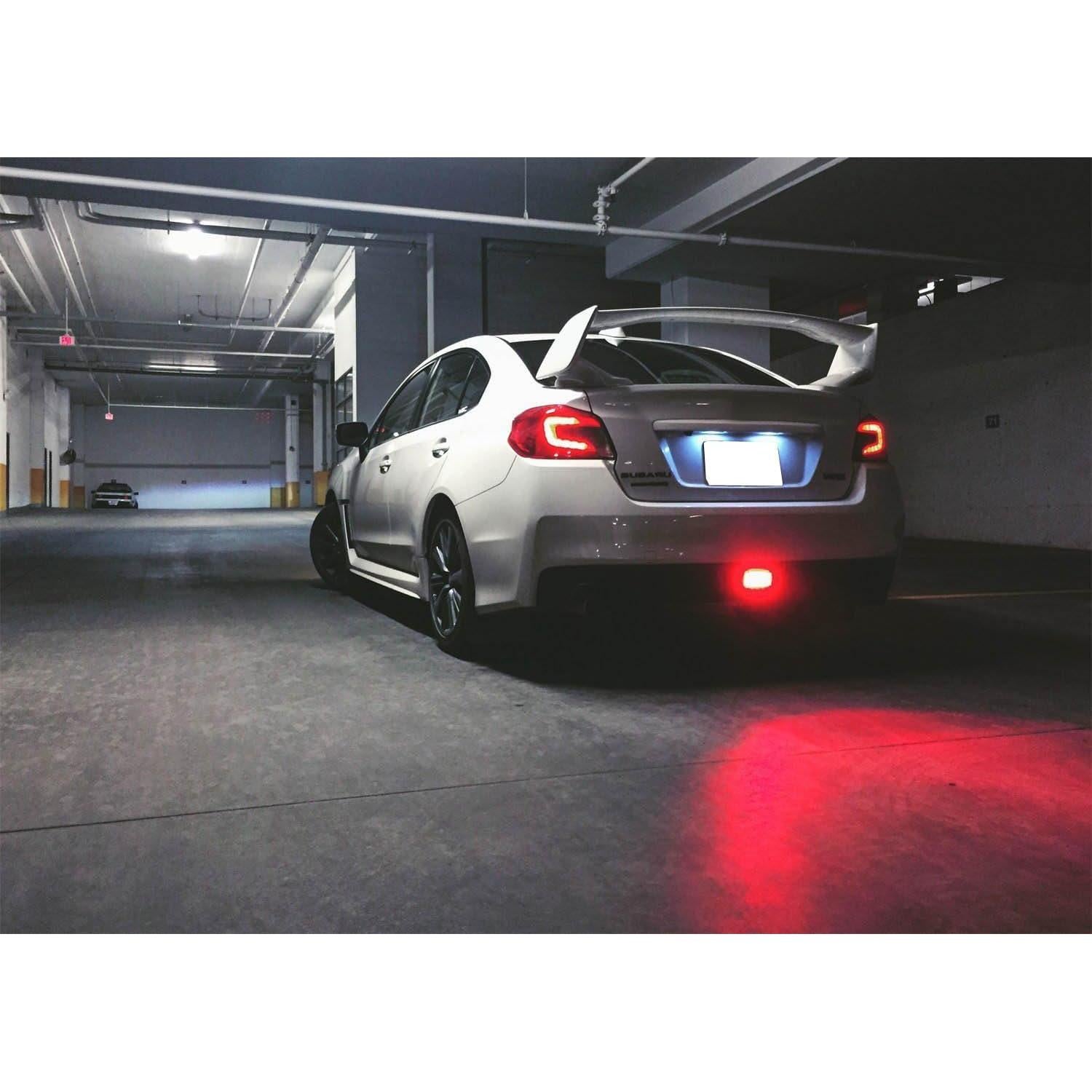 Kit Luz de Niebla Trasera LED iJDMTOY Rojo para Subaru 2011-2022