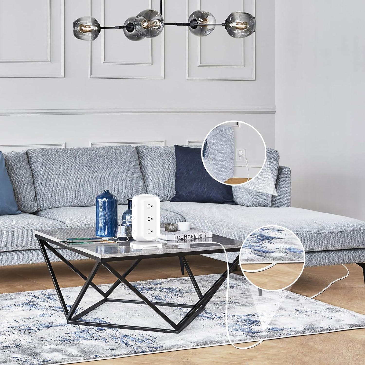 Regleta de Poder AOFO A316 con 12 Salidas y 4 USB