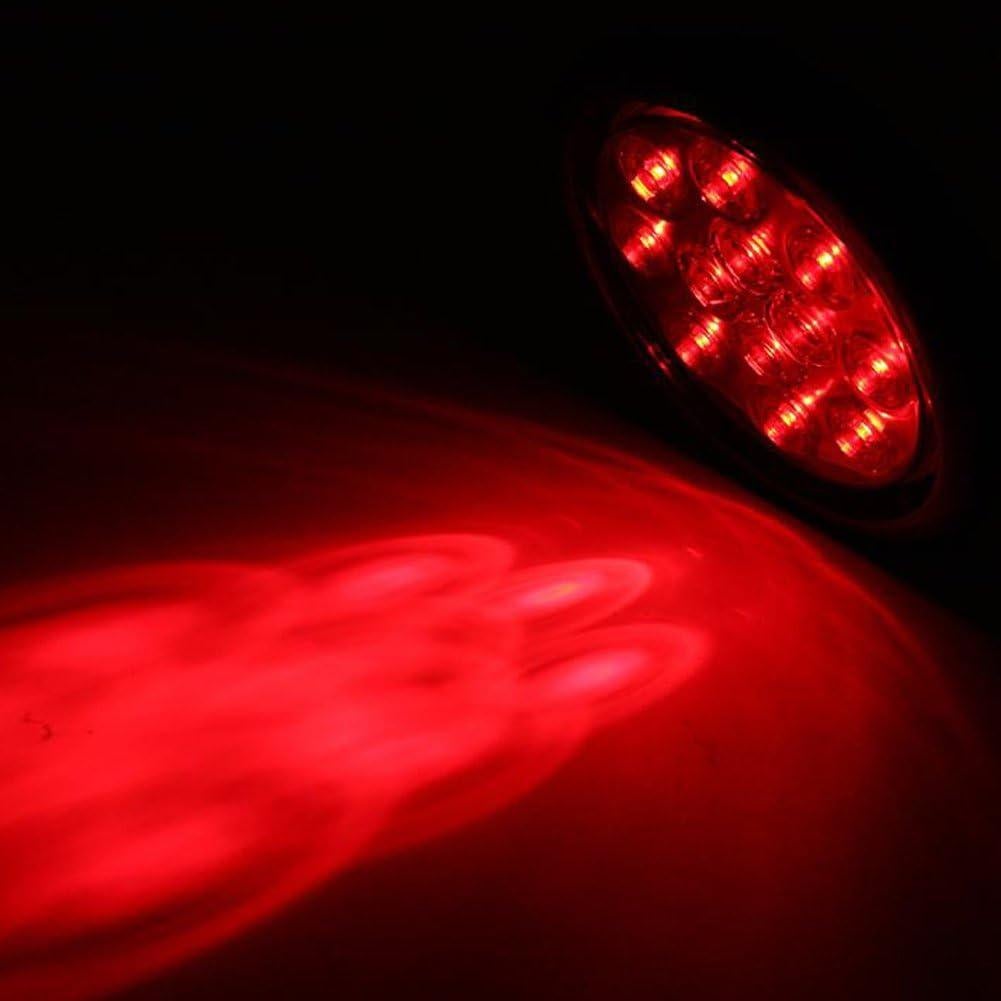 Kit de Luces Traseras LED Rojo 4" NUEVO SOL - Impermeable