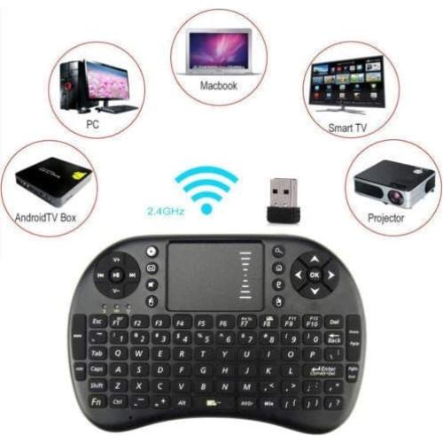 Mini Teclado Inalámbrico TV xStream 2.4GHz con Touchpad