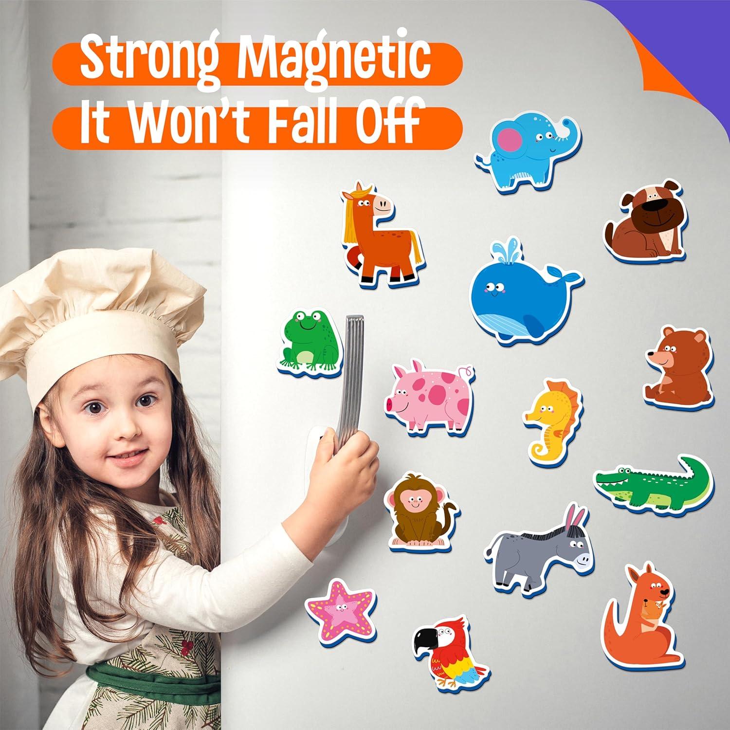 35 Imanes de Animales SpriteGru - Juguetes Educativos 3+