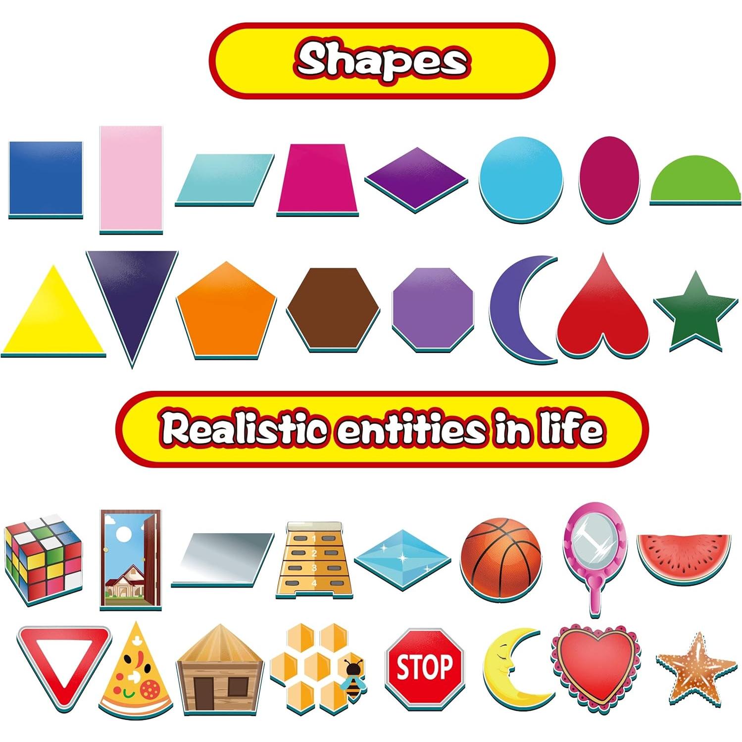 32 Imán de Formas y Colores SpriteGru para Aprendizaje