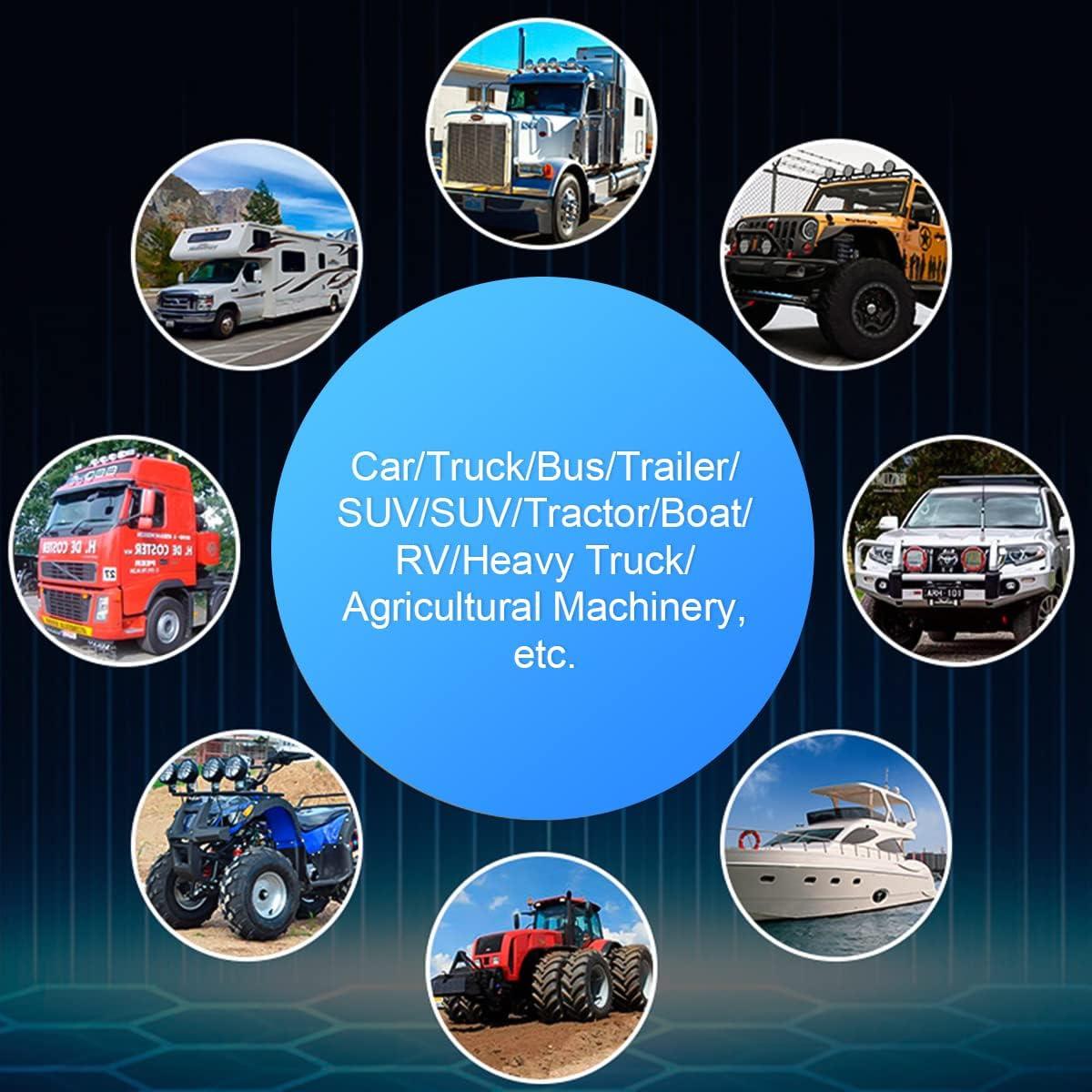 Luces de Marcador Lateral LED HIPOPY 2 Pcs 12-24V Impermeables