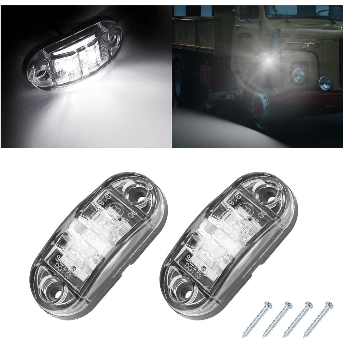 Luces de Marcador Lateral LED HIPOPY 2 Pcs 12-24V Impermeables
