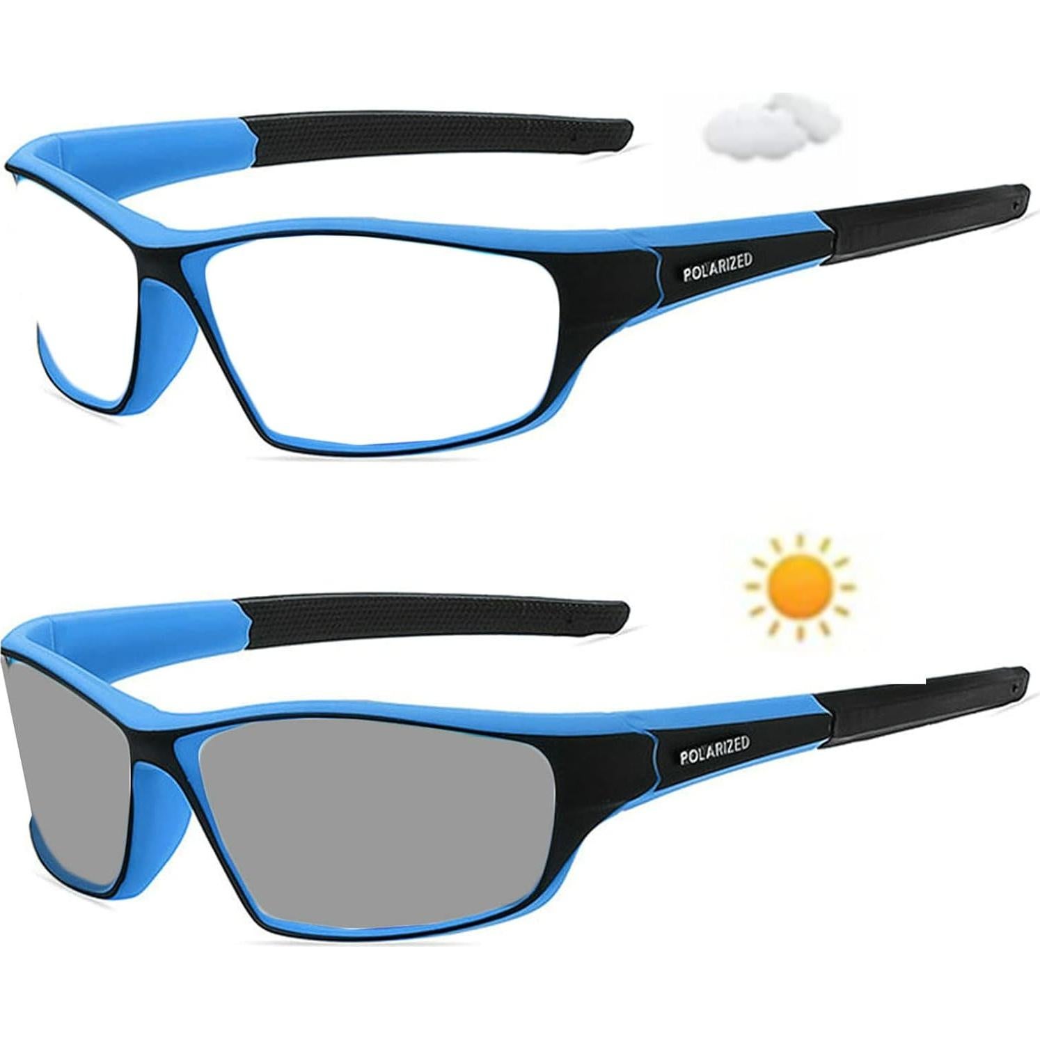 Gafas de lectura bifocal foto-cromáticas UV400 para hombres