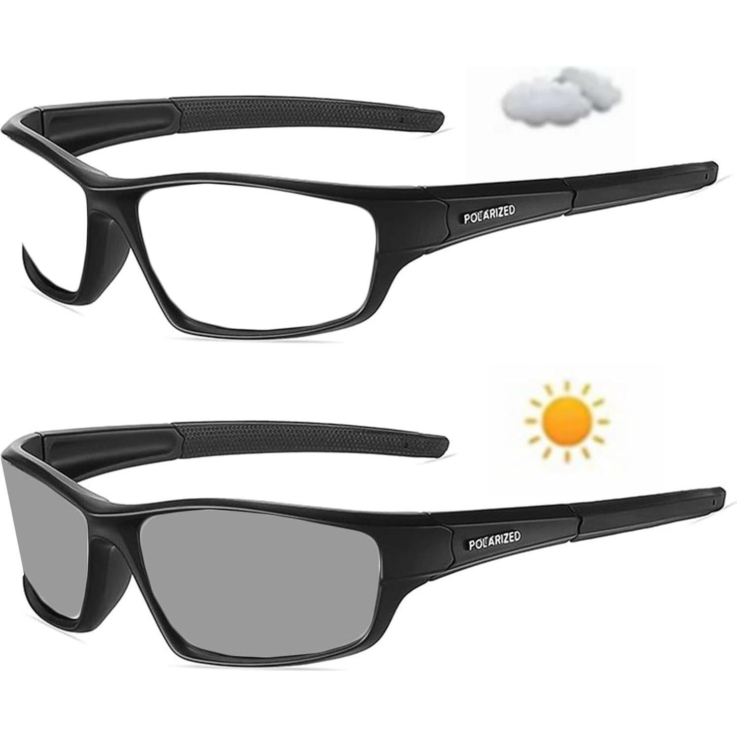 Gafas de lectura bifocal fotoquímicas UV400 para hombres