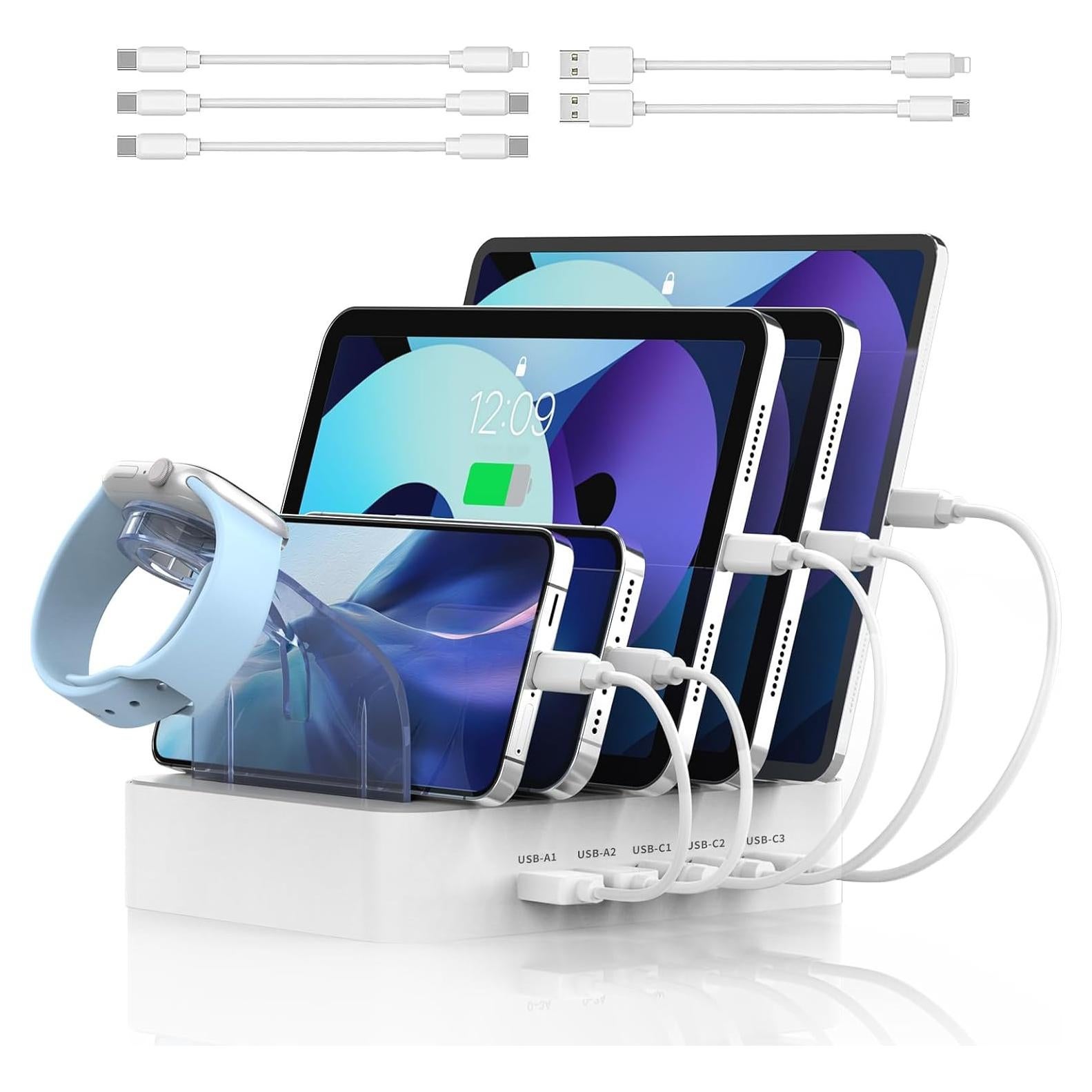 Estación de Carga USB C MSTJRY 90W 5 Puertos Rápido