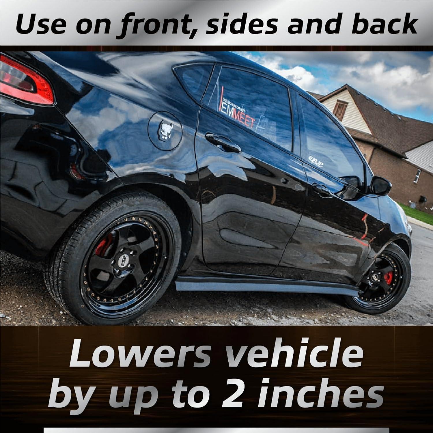 Faldones Laterales PRO EZ Lip - Universal 2 Pulgadas Negro