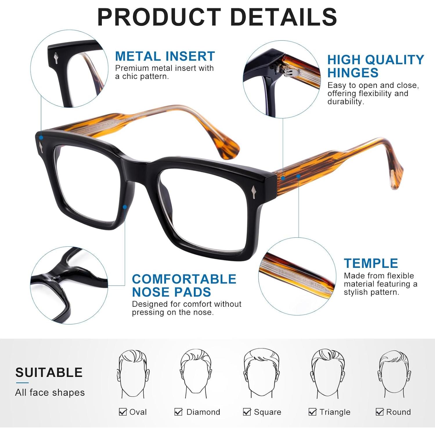 Gafas de lectura progresivas OuShiun 1.5x foto-cromáticas