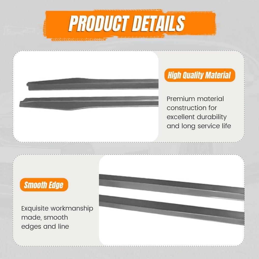 Faldones Laterales MODILOVER para BMW F30 2012-2018, PP Negro