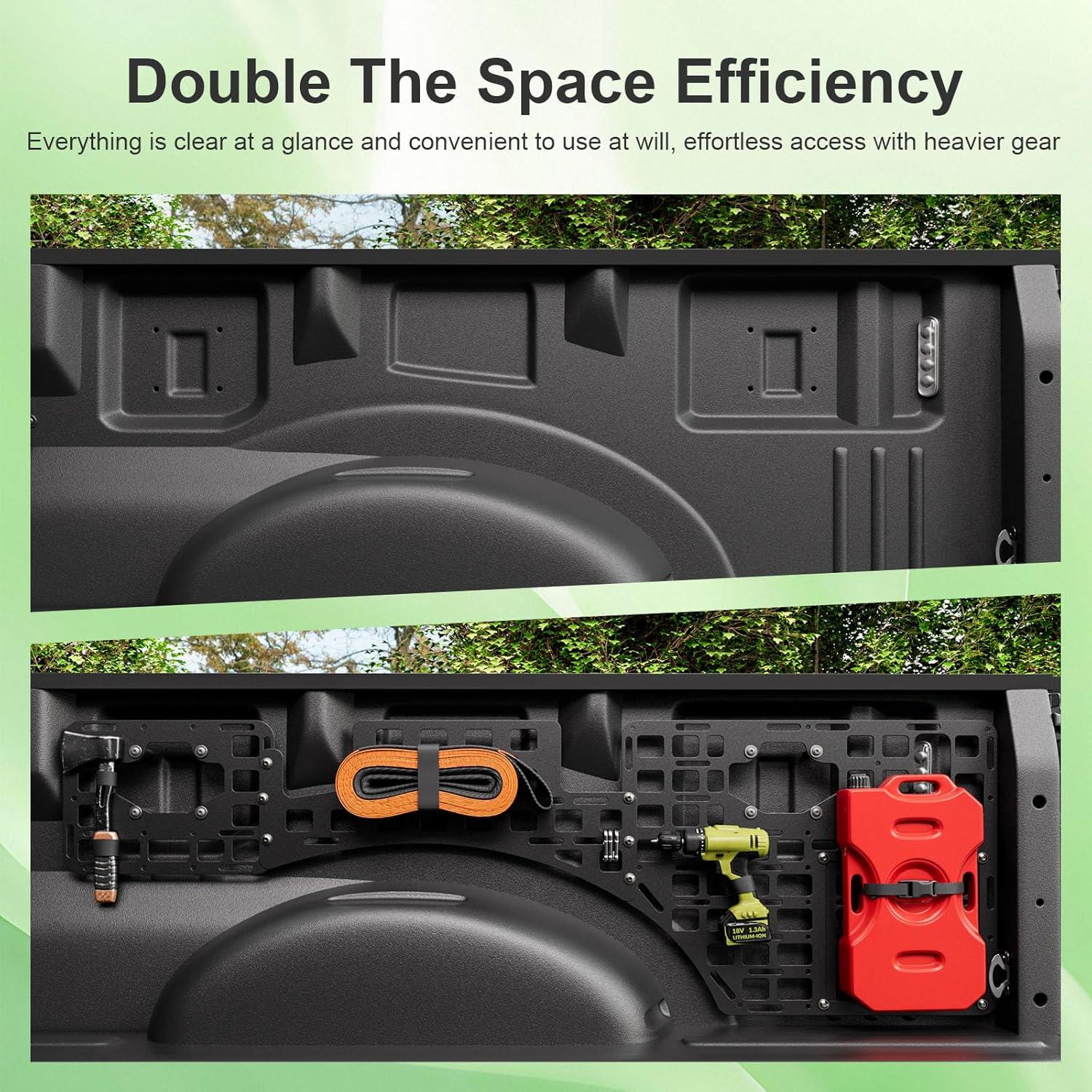 Panel Lateral Molle SZYANG para Ford F-150 2015-2025 - 8 Piezas