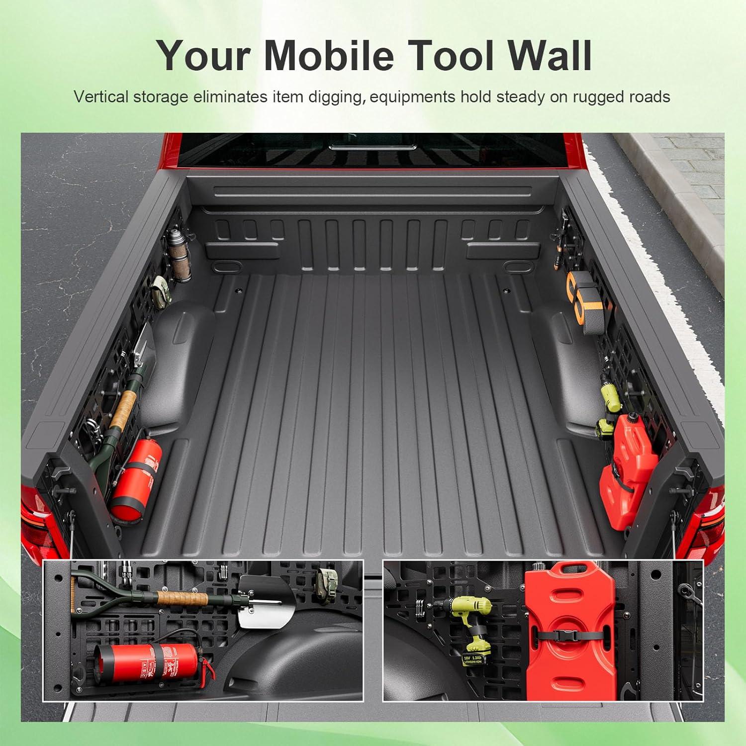 Panel Lateral Molle SZYANG para Ford F-150 2015-2025 - 8 Piezas