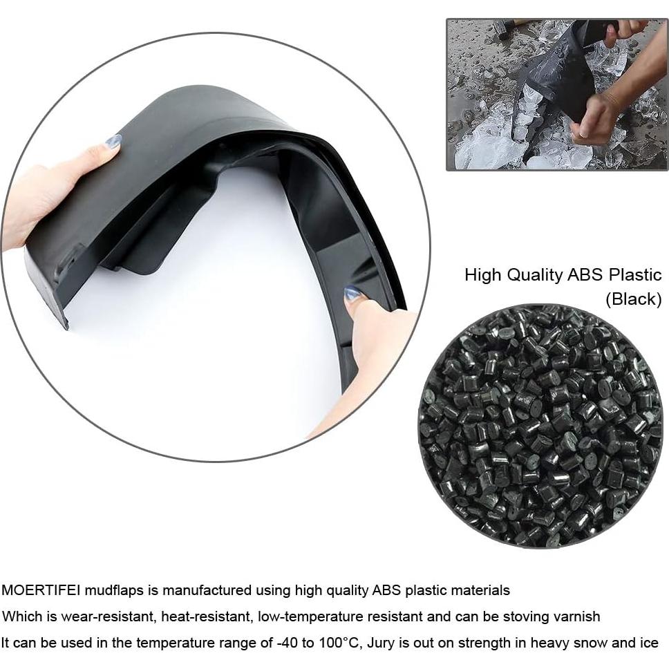 Guardabarros MOERTIFEI para Audi Q5 2018-2024 - Kit 4 Piezas