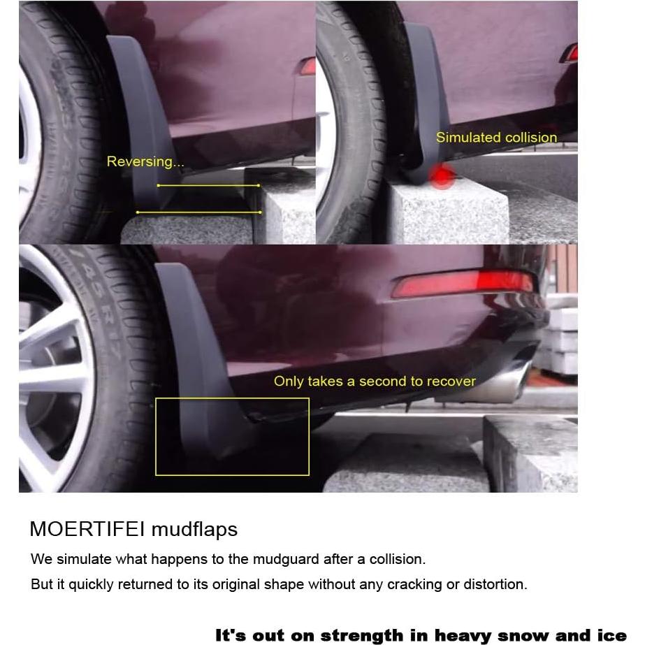 Guardabarros MOERTIFEI para Audi Q5 2018-2024 - Kit 4 Piezas
