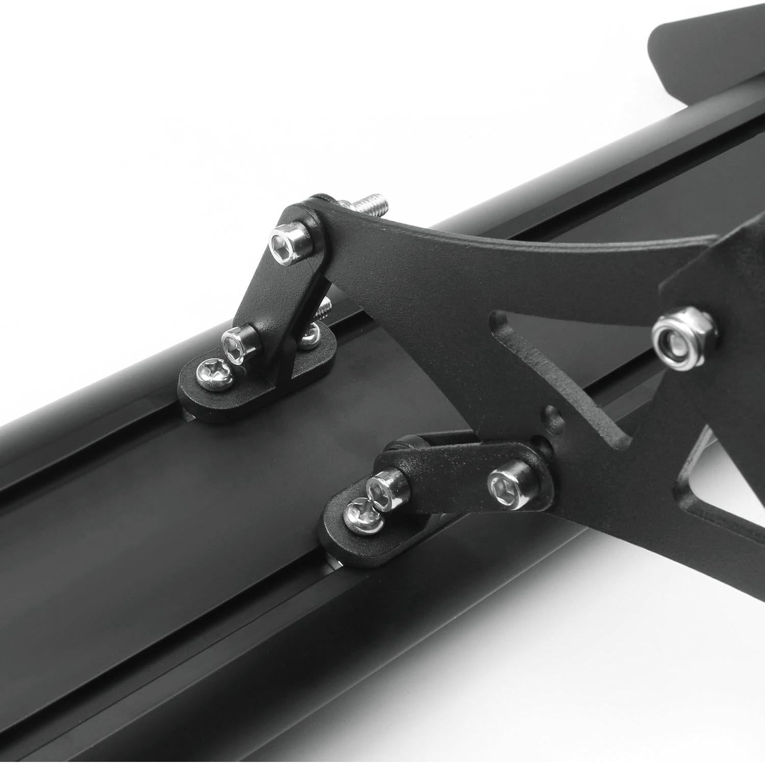 Alerón Trasero Ajustable Areyourshop de Aluminio 135cm Negro