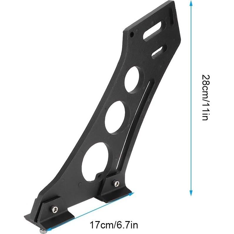 Kit Soportes Spoiler Acouto Universal Aluminio CNC 28cm
