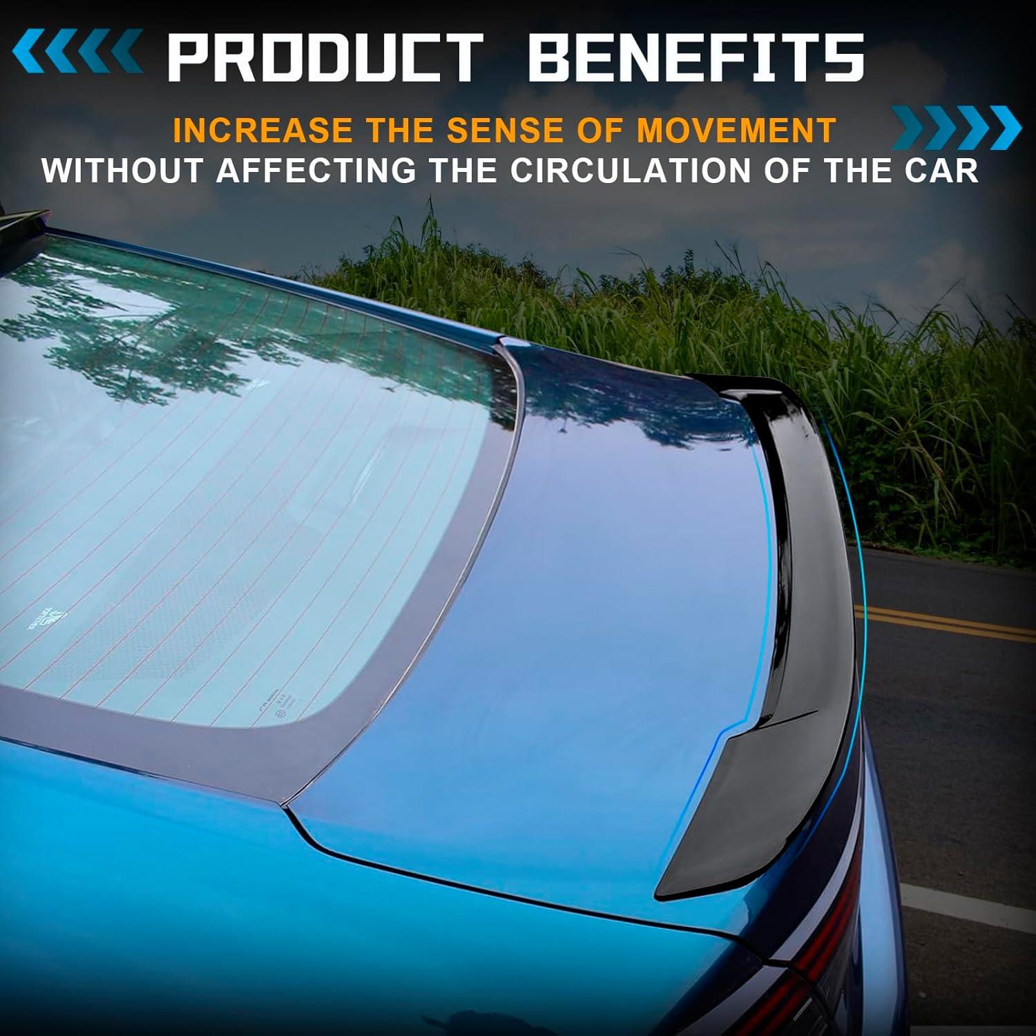 Spoiler Trasero Honda Accord 2023-2024 Alerón ABS Carbono