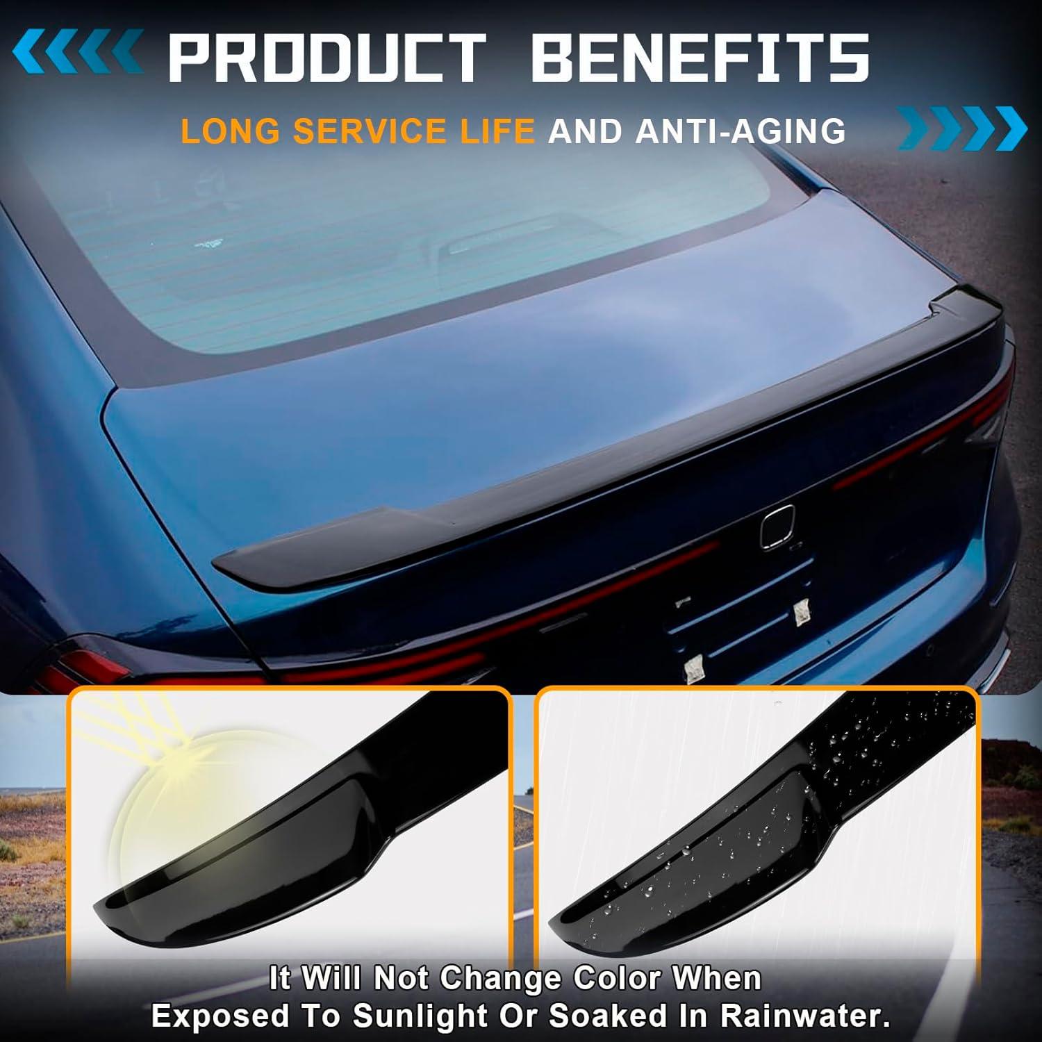 Spoiler Trasero Honda Accord 2023-2024 Alerón ABS Carbono