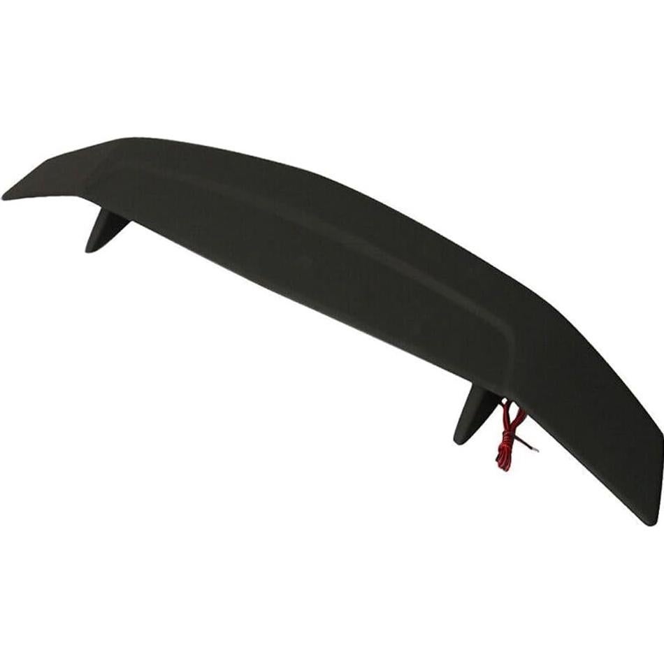 Alerón de Maletero y Luz de Freno ABS Negro Mate para Autos