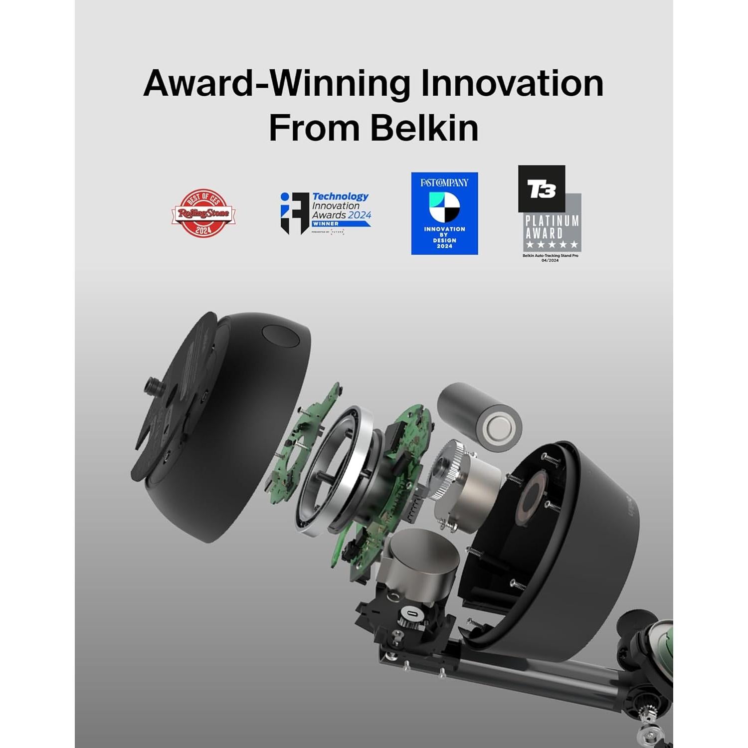 Soporte Pro de Carga Inalámbrica Belkin con Seguimiento 360°