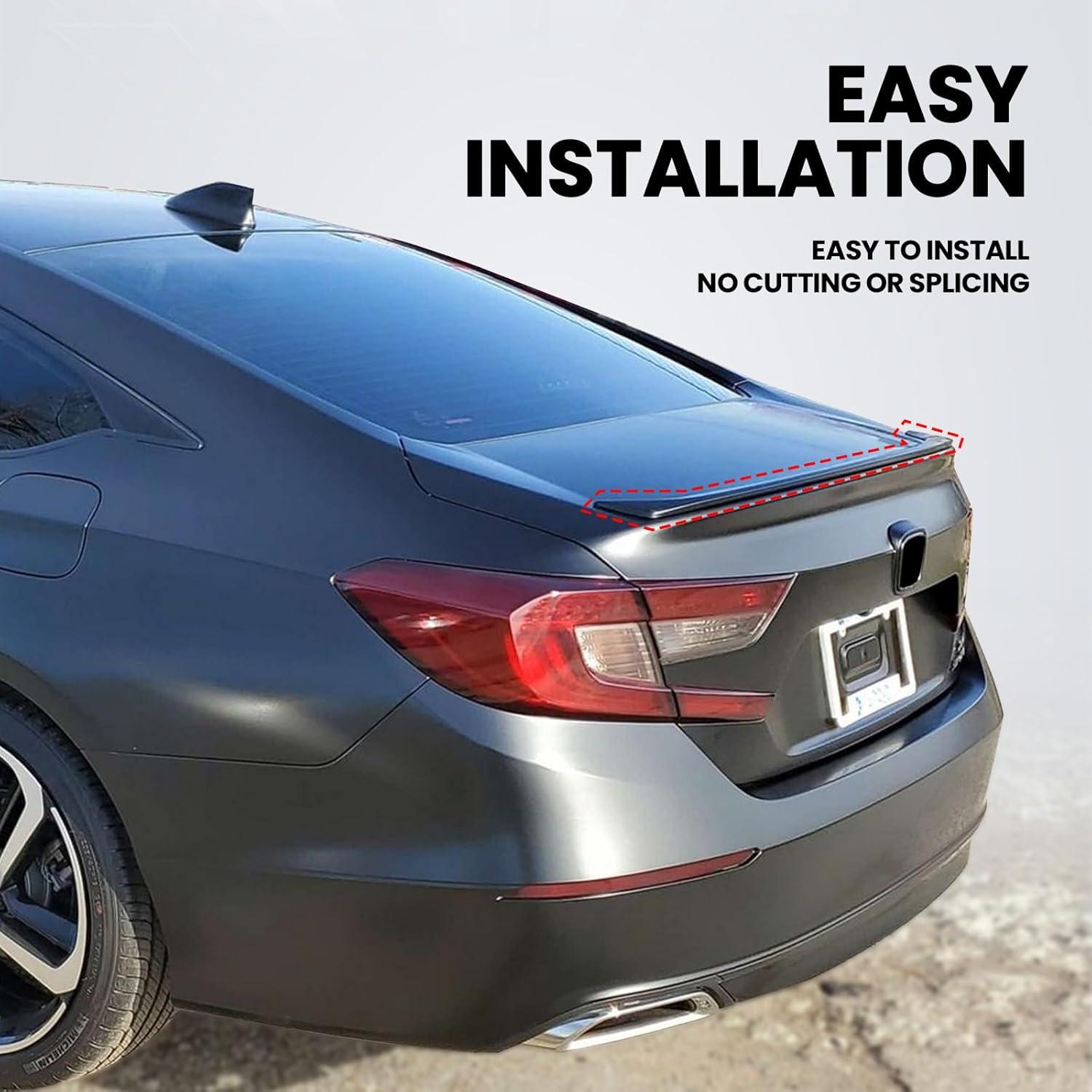 Alerón de Maletero YLT AUTO para Accord 2018-2022 Negro ABS