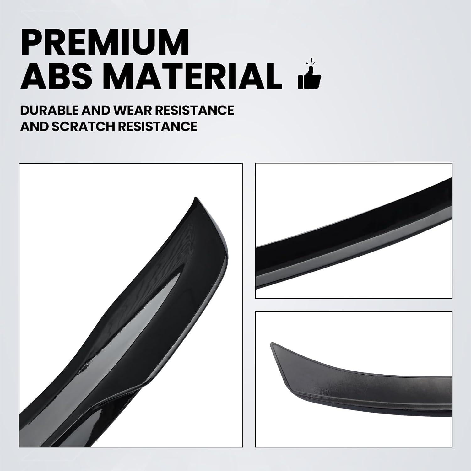 Alerón de Maletero YLT AUTO para Accord 2018-2022 Negro ABS