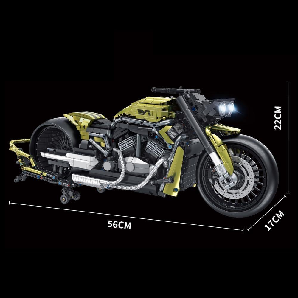 Set de Bloques de Construcción MISINI 672110 Motocicleta 2427 Piezas