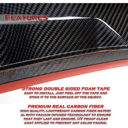 Alerón Trasero de Fibra de Carbono HK5 Estilo V para Honda Accord 2018-2023