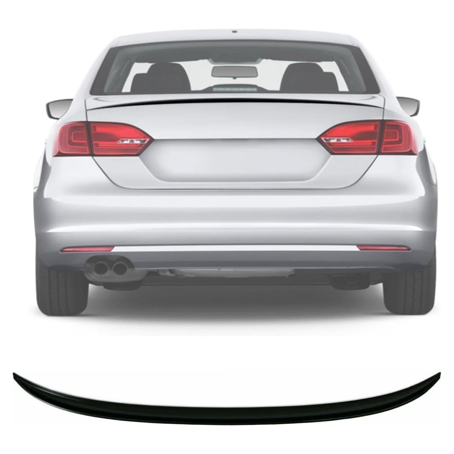 Spoiler Trasero Catch USA para VW Jetta 2012-2017 ABS Negro