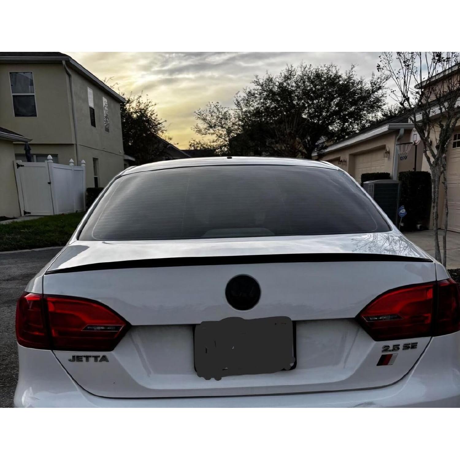 Spoiler Trasero Catch USA para VW Jetta 2012-2017 ABS Negro